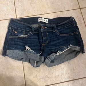 Y2K Abercrombie Kids Denim Micro Shorts Vintage